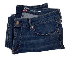 Denizen from Levi's Women's Modern Crop Jeans - Dark Blue